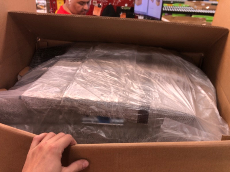Photo 1 of ***********PARTIAL ITEM, THIS IS ONLY BOX 1 OUT OF 2************
Phoenix Home Manual Recliner Chair with Massage and Heat Ergonomic Overstuffed Breathable Fabric Reclining Chair with 2 Side Pockets, 2 Cup Holders, Remote Control, Living Room, Bedroom, Gra