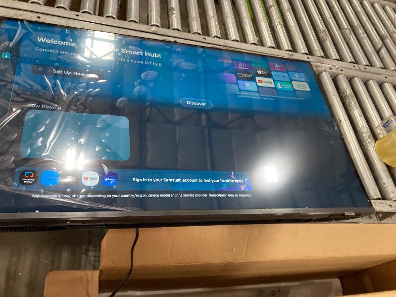 Photo 1 of Samsung 43-Inch Class Crystal UHD U8000F 4K Smart TV (2025 Model) Endless Free Content, Crystal Processor 4K, MetalStream Design, Knox Security, Alexa Built-in