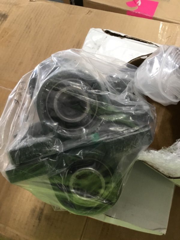 Photo 1 of ***(MISSING PARTS/ PARTS ONLY/ NON FUNCTIONAL)***Gisafai 8 Pcs UCP205-16 Pillow Block Bearing with 1" Bore Flange Mounted Pillow Block Ball Bearing Self Alignment Cast Iron Housing Steel Unit for Industry, Green