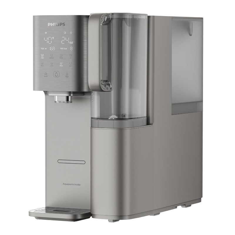 Photo 1 of ***MAJOR DAMAGE - NO PACKAGING - SEE COMMENTS***
Reverse Osmosis Water Filter Countertop, Philips 40°F Cold Water RO System 6-in-1 Filtration with UV Light, Instant Boiling Water 6 Temperature Settings NSF/ANSI 372 Certified,TDS Monitor, ADD6928DG