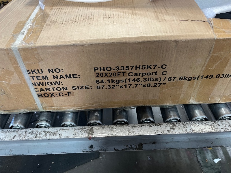 Photo 1 of ***BOX C OF F ONLY***Garvee 20x20ft carport 