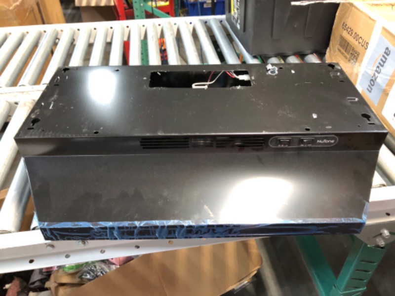 Photo 1 of ***DAMAGED - INCOMPLETE - SEE PICTURES***
NuTone® 30" Ductless Under-Cabinet Range Hood w/ Light, Black