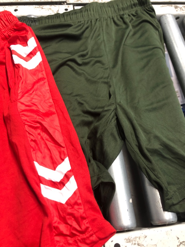 Photo 1 of (2 pack) Real Essentials Mens Mesh Shorts Active Wear Athletic Short Men Basketball Pockets Workout Gym
