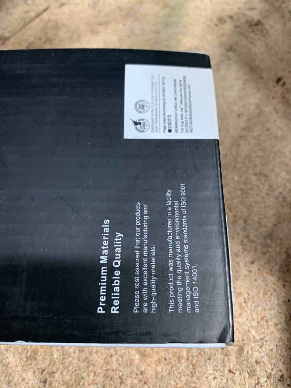 Photo 1 of 962XL Black Ink Cartridges Replacement for HP 962XL Ink Cartridges Combo Pack 962 XL Black Work with HP OfficeJet Pro 9010 9015 9018 9025 9020 9012 Printers, 2BK