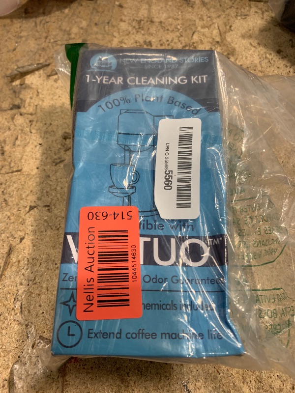 Photo 1 of (12 Months Supply) Descaling Kit Compatible with Nespresso Vertuo, Odorless Coffee Brewer Machine Descaler Set, Liquid Descaling Solution for Nespresso, Includes Reusable Pod and 12 Cleaning Tablets