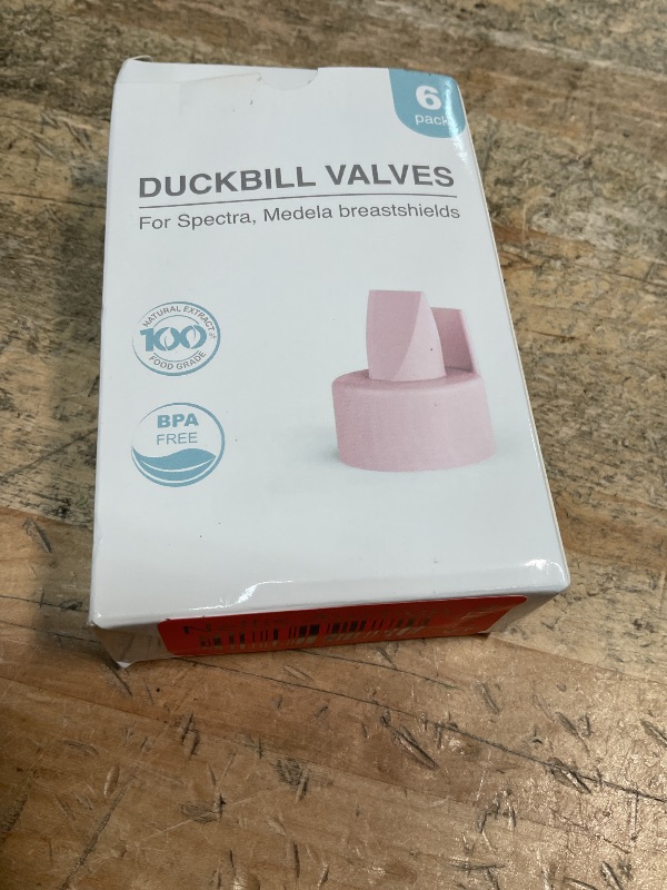 Photo 1 of [6-Count] Papablic Duckbill Valves for Spectra S1 Spectra S2 Spectra 9 Plus, Replaceable Duckbill Valves for Spectra Duckbill Valves Compatible with Spectra Pump Parts, BPA/DEHP Free, Pink