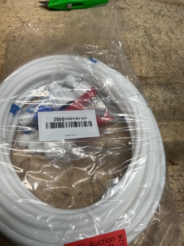 Photo 1 of 1Plusselect 49.2Ft Water Supply Pipe Tube,Refrigerator Water Line +Fridge Connector Kit, ice Maker Water Line Kit for Refrigerator,Ice Maker (1/4" tubing Pipe)-Easy Installation