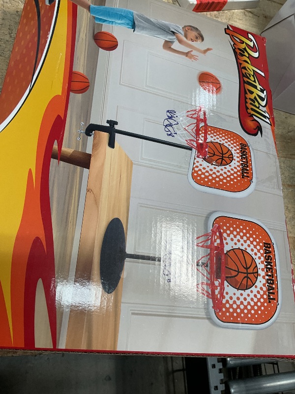 Photo 1 of *****************THIS IS ONLY 1 OF THEM*****************

2 in 1 Mini Tabletop Basketball Hoop Indoor Desktop Basketball Hoop Set with Clips and Suction Cup with Two Balls, Portable Mini Hoops for Desk Table Office Bedroom Basketball Toys for Kids and Adu