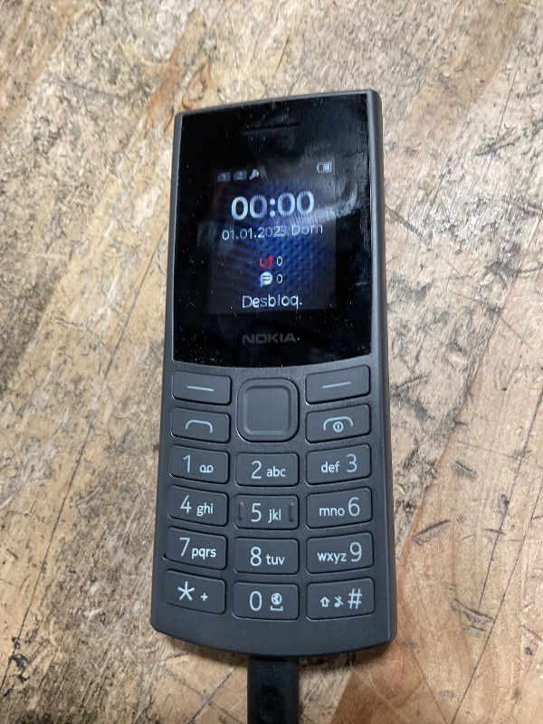 Photo 1 of **** LOCKED ***** Nokia 110 4G | Dual SIM | GSM Unlocked Mobile Phone | Volte | Blue | International Version | Not AT&T/Cricket/Verizon Compatible