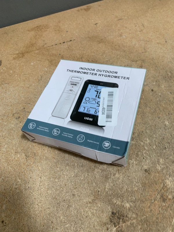 Photo 1 of Indoor Outdoor Thermometer Wireless Weather Station Inside Outside Thermometers Hygrometer Monitor,with 330ft Range Remote Sensor, Battery Powered Backlight Display