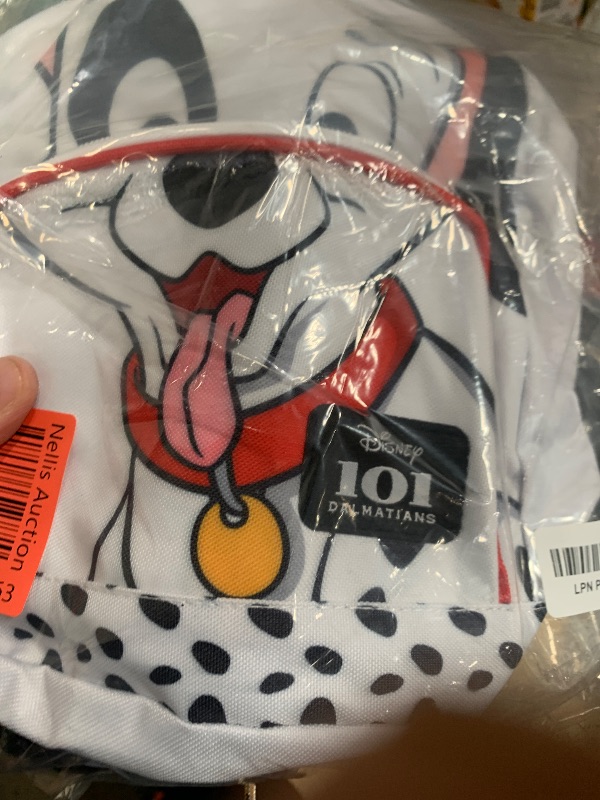 Photo 1 of 101 Dalmatians Mini Backpack Set - 10” Canvas 101 Dalmatians Backpack with Front Pocket and Bottle | 101 Dalmatians Backpack Bundle