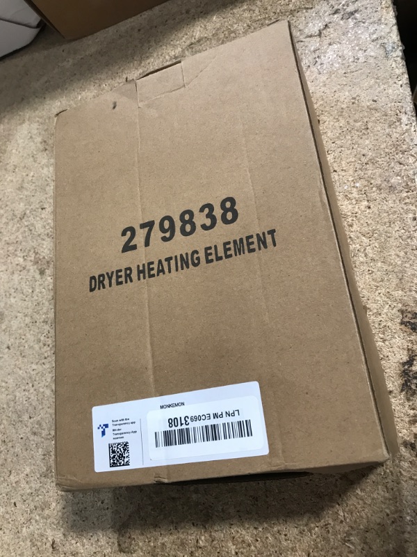 Photo 1 of ?UPGRADED?279838 Dryer Heating Element for Whirlpool Kenmore Maytag Amana Roper, Dryer Heating Element Parts Include Dryer Thermostat Thermal Fuse, Replaces 2406026 3403585 w10724237