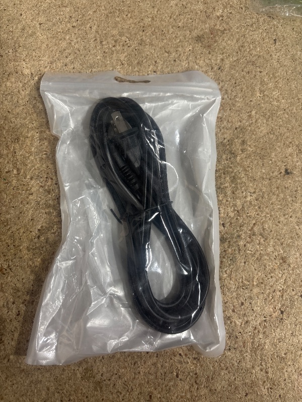 Photo 1 of 2 Prong AC Power Cord for Samsung UN40 UN43 UN48 UN49 UN50 UN55 UN60 UN65 UN70 UN75 UN78 Series 4k Smart TV TCL Roku Sharp Insignia Hisense TV PS4 PS5 Speaker Monitor Xbox Wall Power Cable Replacement