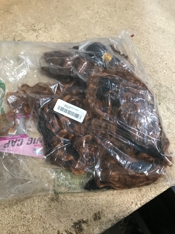 Photo 1 of 1B/30 Human Hair Bundles Ombre Deep Wave Bundle 28 30 32 Inch Brown Deep Wave Bundles Human Hair Wet And Wavy Unprocessed Remy Hair Extensions Hair Weave