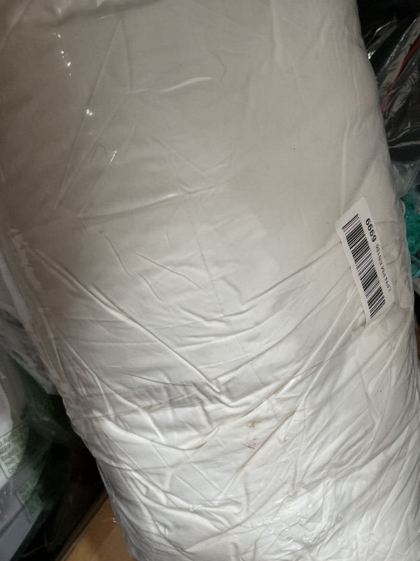 Photo 1 of *PICTURE ONLY USED AS REFERENCE* Lightweight Down Feather Fibers Comforter Oversized King, Cooling Duvet Insert for Warm Weather -100% Organic Cotton, High Fill Power Down Fibers Quilt Thin Summer Duvet (Ivory White, 120x98)