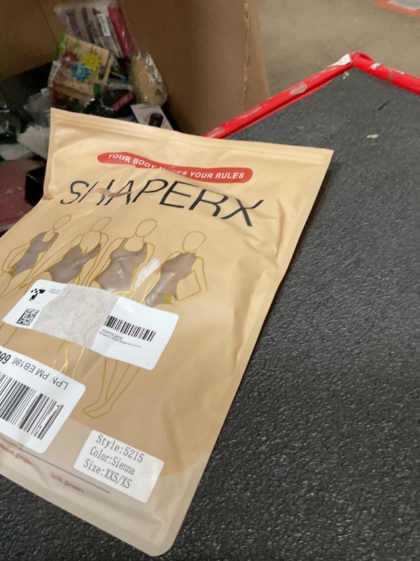 Photo 1 of SHAPERX Bodysuit for Women Tummy Control Shapewear Seamless Sculpting Thong Body Shaper Tank Top,SZ5215-Sienna-XXS/XS