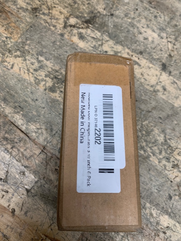 Photo 1 of 6 Pack Rounded Door Hinges 3.5 inch X 3-1/2" 5/8 Radius, Polished Brass 3 ½ Inch Gold Interior Standard Hinge for Bedroom Wood/French Style Clear Glass Doors Easy Install Hardware Decor Accessories