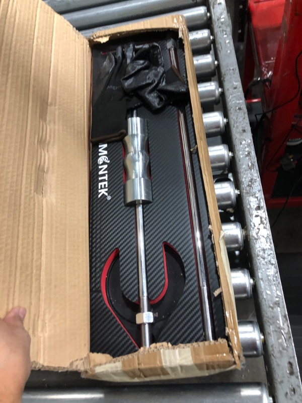 Photo 1 of limontek Inner CV Axle Puller Removal Tool with Slide Hammer & 48mm 63mm CV Joint Fork Adapter, Front Wheel Drive Axle Puller Slide Hammer Set (6pcs Set with eva Box)