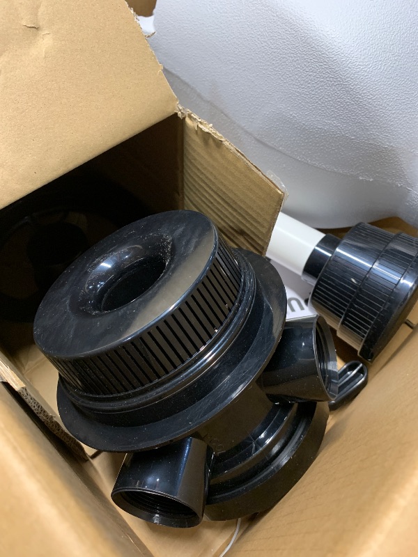 Photo 1 of (missing pump) CIPU 12-inch Sand Filter Pump System Handy 4-Way Valve for Above Ground Swimming Pools with Prefilter Pool Pump 115V 6-Foot Cord