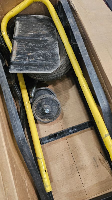 Photo 1 of ***PARTS ONLY***Harper Trucks PGDYK1635PKD 700 Pound Capacity Glass Filled Nylon Frame Convertible Hand Truck Cart and Dolly with 10 Inch Pneumatic Wheels, Black