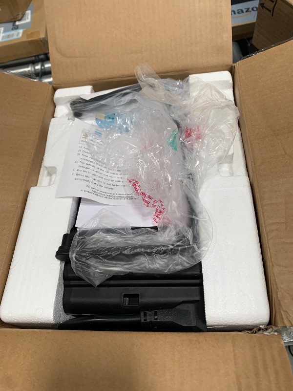 Photo 1 of Ice Makers Countertop, Portable Ice Machine with Carry Handle, 26.5lbs/24Hrs, 6Mins/9 Ice Cubes, Self-Cleaning Countertop Ice Maker with Ice Basket/Scoop,for Home Bar Camping RV(Black)