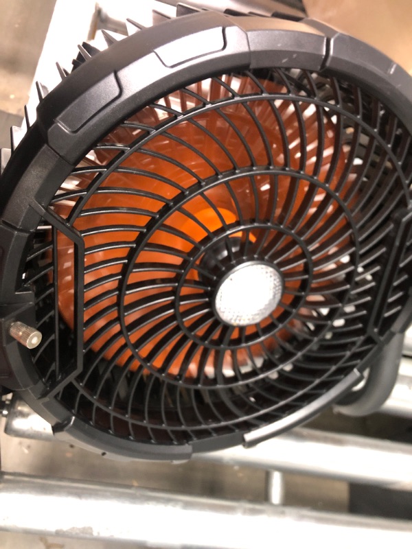 Photo 1 of ?35000mAh?Outdoor Misting Fans for Patios, 12" Rechargeable Battery Outdoor Cooling Fan, 22ft Water Pipe, 12V Fast Charging, Lighting/Timing, Floor Mister Fans for Outside,Garden,Greenhouse,Warehouse