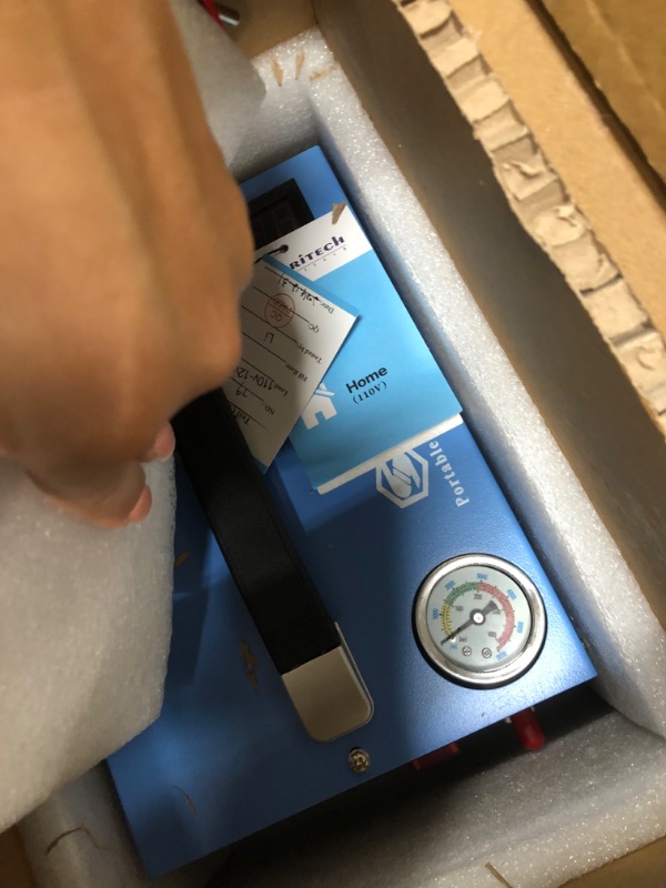 Photo 1 of Spritech PCP Air Compressor, Portable 4500Psi/30Mpa, Water/Oil-Free, PCP Rifle/Pistol and Paintball Tank Air Pump, Powered by 12V Car DC or Home 110V AC with Power Converter and Oil-Moisture Filter