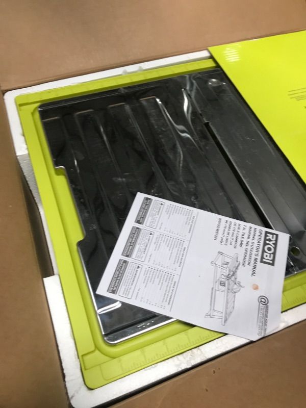 Photo 1 of *** PARTS ONLY *** Ryobi ZRWS722 7 in. Portable Wet Tile Saw (Renewed)