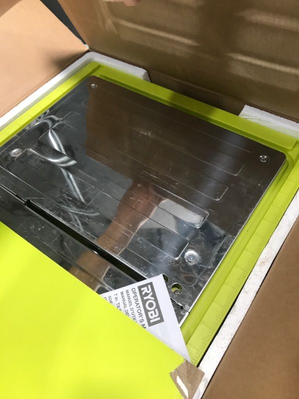 Photo 1 of *** PARTS ONLY *** Ryobi ZRWS722 7 in. Portable Wet Tile Saw (Renewed)