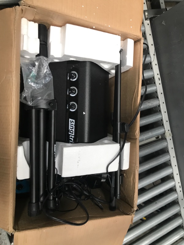 Photo 1 of (for parts/unfunctional) Singtrix Portable Karaoke Machine On Shark Tank, Kids & Adults, All-In-One Karaoke System, 350+Voice Effects & Autotuning, PA Speaker, Party Bundle, Karaoke Microphone, Use Free YouTube Karaoke Songs