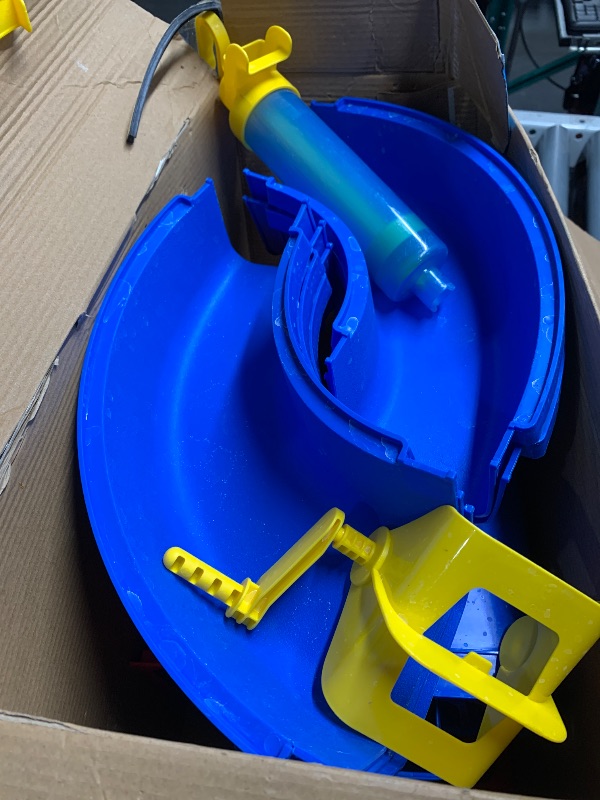 Photo 1 of (used)(unknown if complete) TERRAMUS Double-Tier Kids Water Table Toys, 100PCS Water Park Playset with Pump, DIY Toddler Waterways, Summer Outdoor Toys 