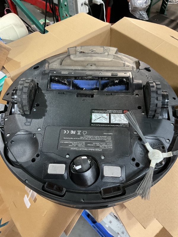 Photo 1 of (Broken)(sold for parts)  3-in-1 Robot Vacuum and Mop Combo, Self Emptying Station for 60 Days, Robotic Vacuum Cleaner with LiDAR Navigation 