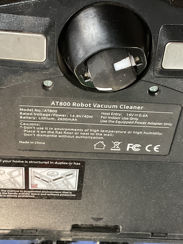 Photo 1 of (Broken)(sold for parts)  3-in-1 Robot Vacuum and Mop Combo, Self Emptying Station for 60 Days, Robotic Vacuum Cleaner with LiDAR Navigation 