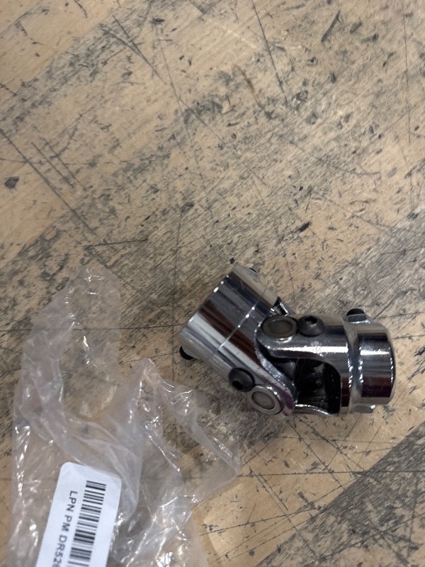 Photo 1 of 1 PC SHLPDFM Single Universal Joint Stainless Steel 1" DD X 3/4" DD Universal Steering Shaft U Joint Coupler