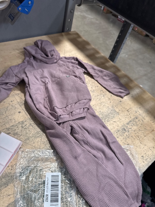 Photo 1 of *ONLY BABY SET* Modern Moments by Gerber Toddler Girls' Mommy and Me Hooded Waffle Sweater Knit Top and Legging Set, Medium Lilac, 3T