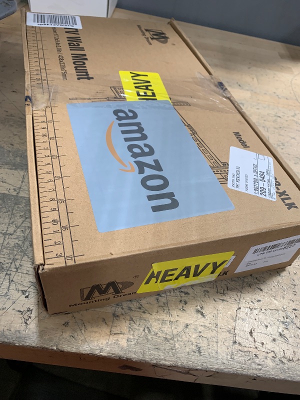 Photo 1 of Mounting Dream Tilting TV Wall Mount for 42-86" TV with Level Adjustment, Fits 16", 18", 24" Studs Easy TV Centering, Max VESA 800x400mm, 120 LBS Loading, MD2263-XLK