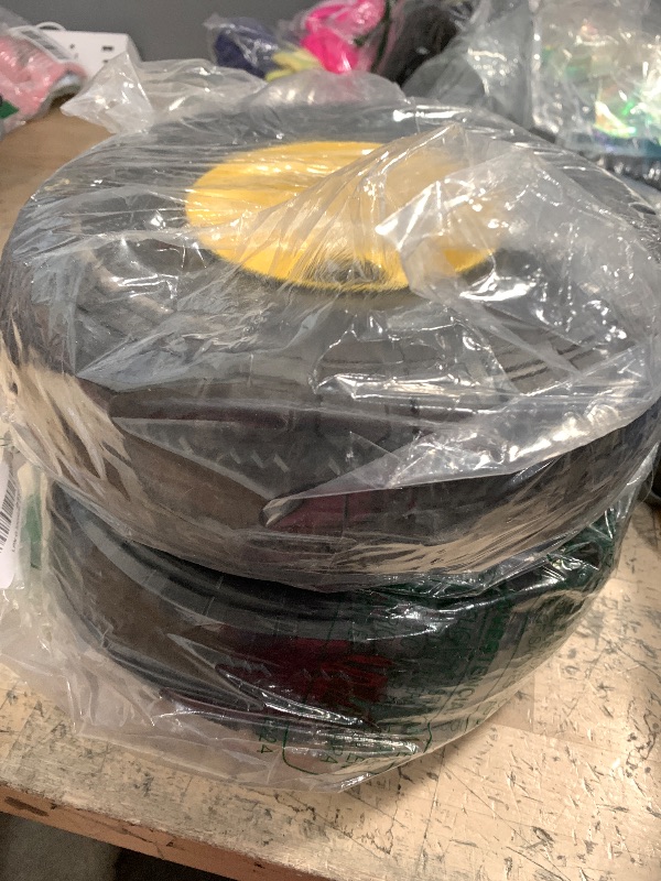 Photo 1 of (2-Pack) 10-Inch Solid Rubber Tire Wheels - Replacement 4.10/3.50-4" Tires and Wheels Flat Free with 5/8" Axle Bore Hole Bearings, 2.17" Offset Hub -Perfect for Hand Truck, Wheelbarrow, Gorilla Carts
