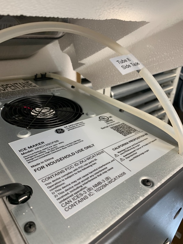 Photo 1 of **Prev used**Major damage***FOR PARTS ONLY***
GE Profile Opal 2.0 with 0.75 Gallon Tank, Chewable Crunchable Countertop Nugget Ice Maker, Scoop included, 38 lbs in 24 hours, Pellet Ice Machine with WiFi & Smart Connected, Stainless Steel