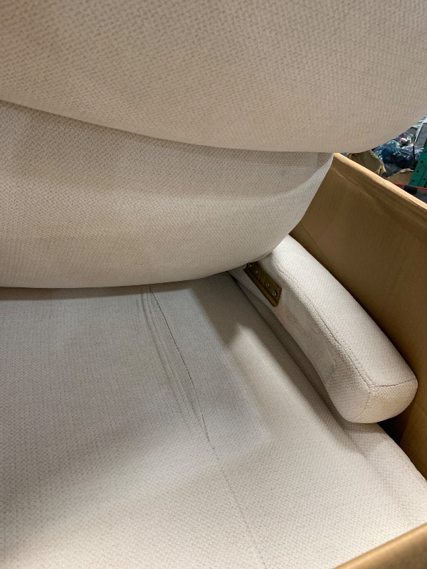 Photo 1 of ***** PARTS ONLY****   Power Lift Recliner Chair for Elderly-Electric Lift Chair Remote Control, Ergonomic Fabric Recliner Chair Single Sofa Chair with Side Pocket-White