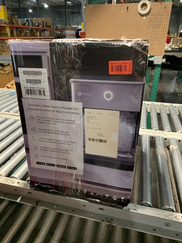 View 2 of GE Profile OPAL01GEPSS Opal | Countertop Nugget Ice Maker | Portable Ice Machine Complete with Bluetooth Connectivity | Smart Home Kitchen Essentials | Stainless Steel Finish | Up to 24 lbs. of Ice Per Day
