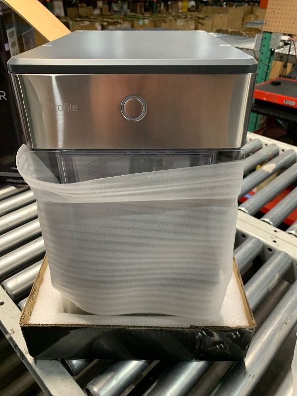 View 6 of GE Profile OPAL01GEPSS Opal | Countertop Nugget Ice Maker | Portable Ice Machine Complete with Bluetooth Connectivity | Smart Home Kitchen Essentials | Stainless Steel Finish | Up to 24 lbs. of Ice Per Day
