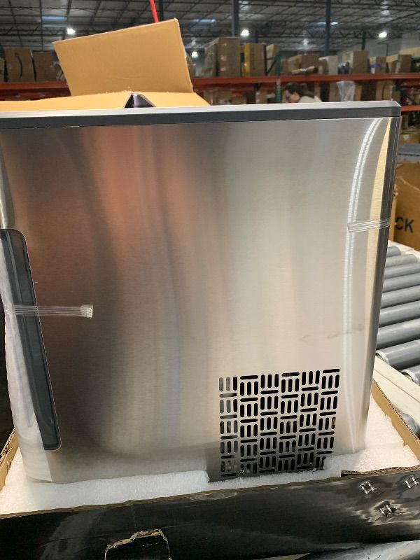 View 7 of GE Profile OPAL01GEPSS Opal | Countertop Nugget Ice Maker | Portable Ice Machine Complete with Bluetooth Connectivity | Smart Home Kitchen Essentials | Stainless Steel Finish | Up to 24 lbs. of Ice Per Day