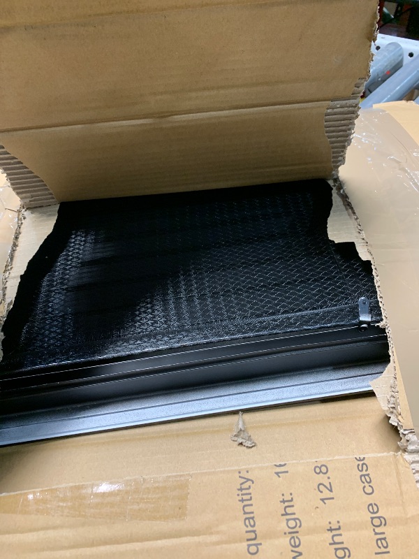 Photo 1 of ***(COLOR IS BLACK/ STOCK PHOTO FOR REFERENCE ONLY)***Tuanse 24x14 Duct Opening White Vent Cover for Wall and Ceiling One-Way Ventilation Aluminum Alloy Vent Cover Grille with Louvered Design 16 5/8"W x 26 5/8"H