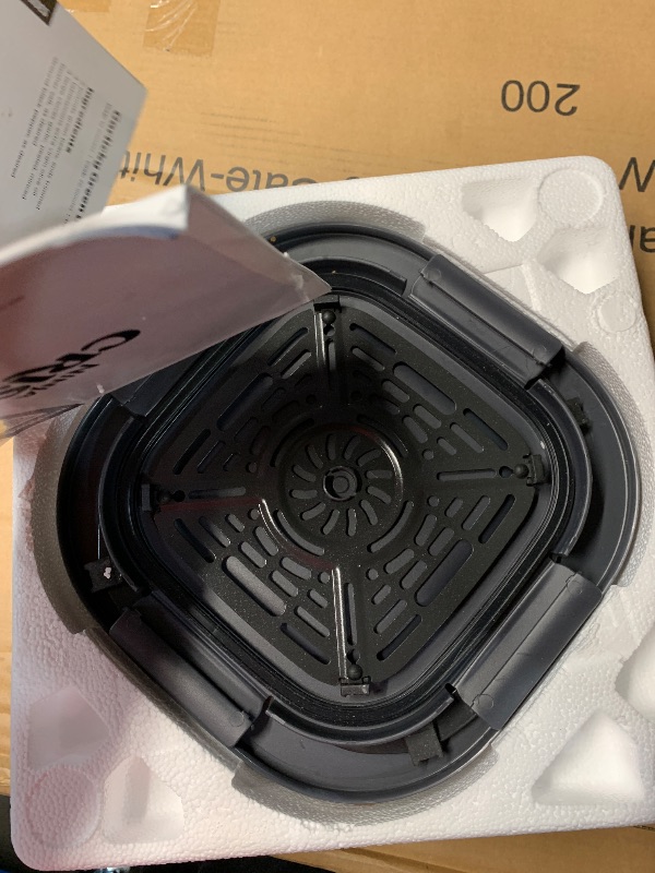 Photo 1 of (Sold for parts only) Ninja Crispi 4-in-1 Portable Glass Air Fryer Cooking System, 1500W, 4QT & 6-Cup TempWare Glass Containers with Storage Lids, Microwave, Freezer & Dishwasher Safe, Cyberspace Gray, FN101GY