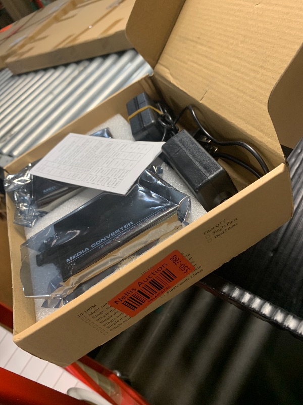 Photo 1 of (A Pair of Bidi) Single Mode Dual SC Fiber Gigabit Fast Ethernet Media Converter, Mini 1x 10/100/1000Base-T RJ45 to 1000Base-SC Slot Converter Transceiver, up to 30km 1310-nm, AC 100V~240V