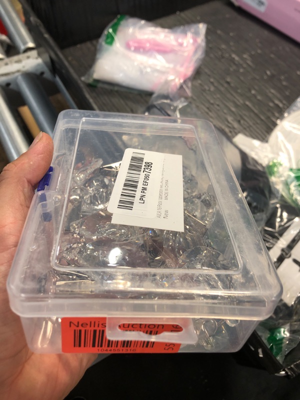 Photo 1 of Jucoan 16 Pack Tablecloth Weights, Crystal Glass Table Cloth Weight with Metal Clips, Heavy Tablecloth Pendant Table Cover Weight for Outdoor Picnics Garden Wedding Party Tables Decor