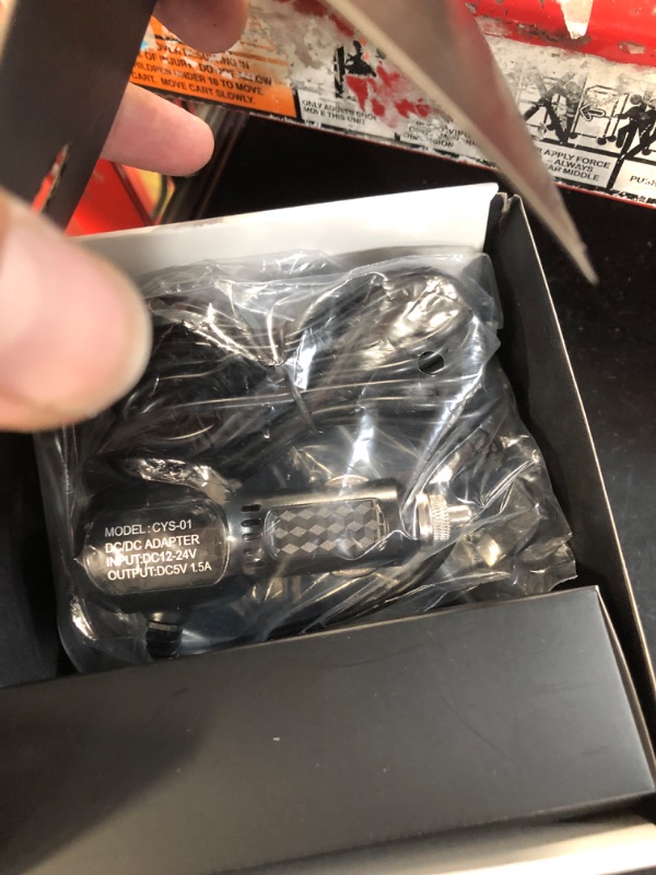 Photo 1 of (PARTIAL SET) (UNTESTED) Dash Cam Front and Rear, 2.5K+1440P Triple Car Camera with 32GB Card, 3 Channel Dash Camera for Cars, G-Sensor, 3.16” IPS Screen, 24Hr Parking, 170°Wide Angle, Loop Recording, IR Night Vision, Blue