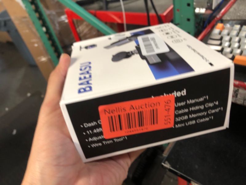 Photo 1 of (PARTIAL SET) (UNTESTED) Dash Cam Front and Rear, 2.5K+1440P Triple Car Camera with 32GB Card, 3 Channel Dash Camera for Cars, G-Sensor, 3.16” IPS Screen, 24Hr Parking, 170°Wide Angle, Loop Recording, IR Night Vision, Blue