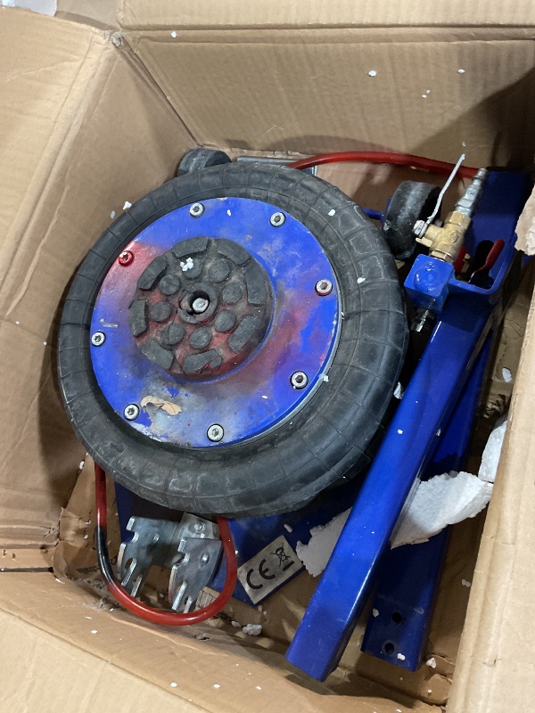Photo 1 of (Used)(see images) VEVOR Air Jack, 3 Ton/6600 lbs Triple Bag Air Jack, Airbag Jack with Six Steel Pipes, Lift up to 17.7 inch/450 mm