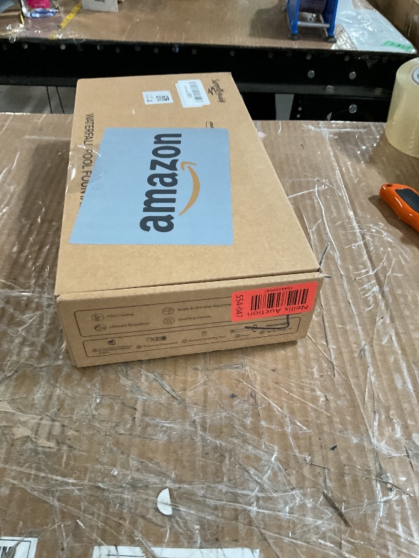 Photo 1 of Pool Fountain for Above and In-Ground Pools, Adjustable Dual Spray Waterfall Sprinkler Cooler for Pool, Swimming Pool Spa Water Fountain, High-Pressure Pool Spray Fountain